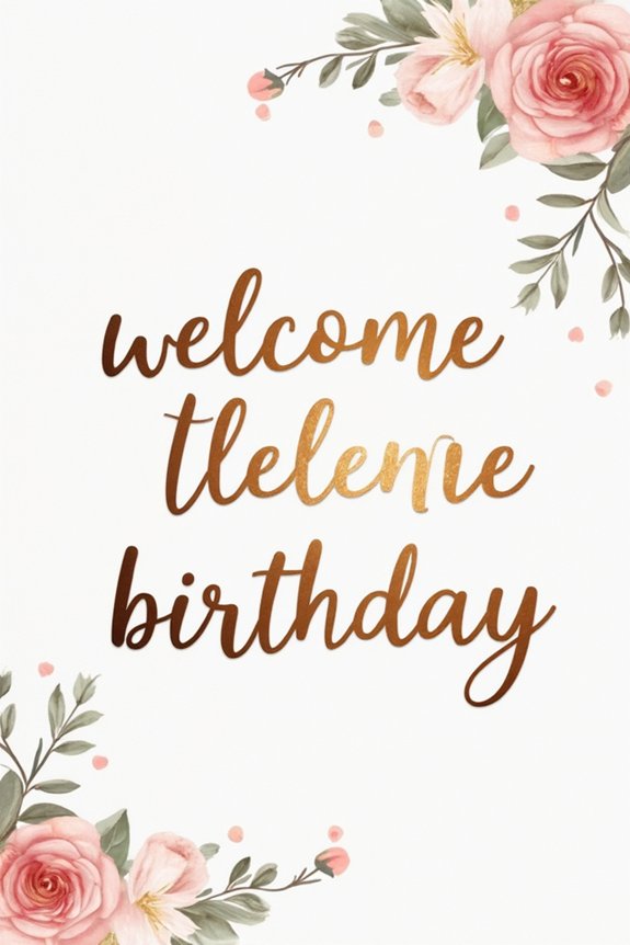 custom birthday signage ideas