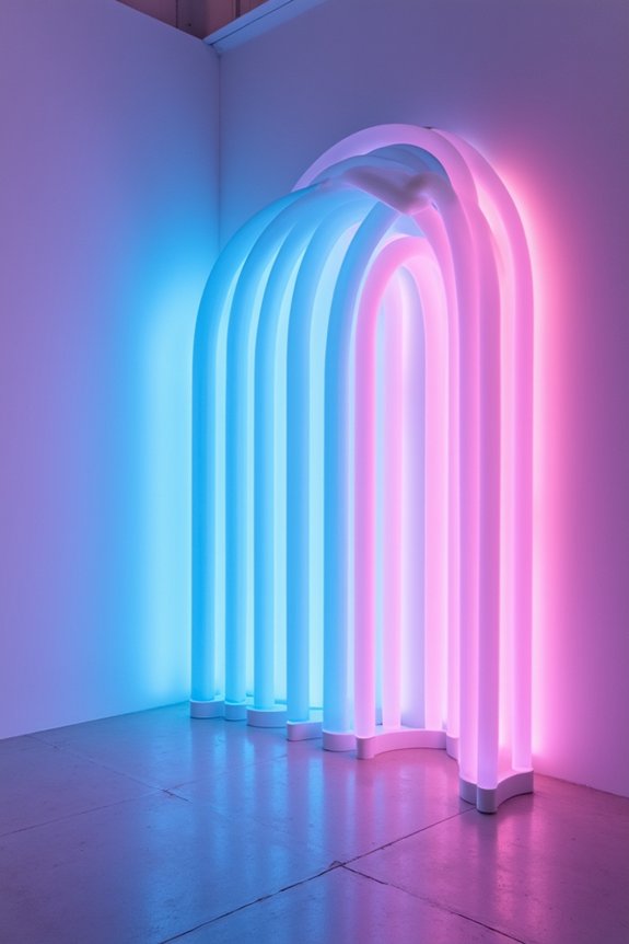 custom neon tubing backdrops