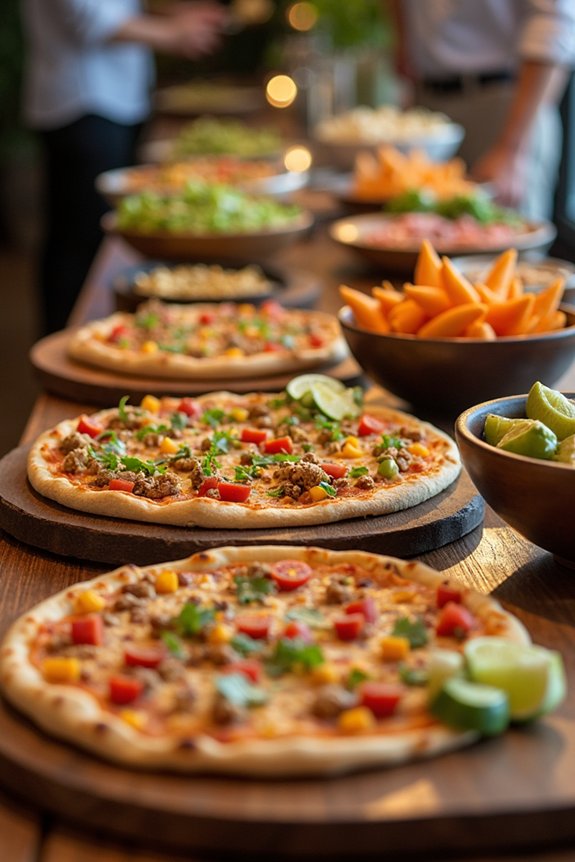 customizable food stations delight