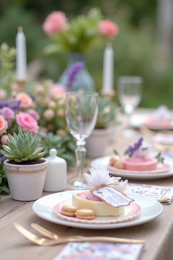 delightful garden party favors