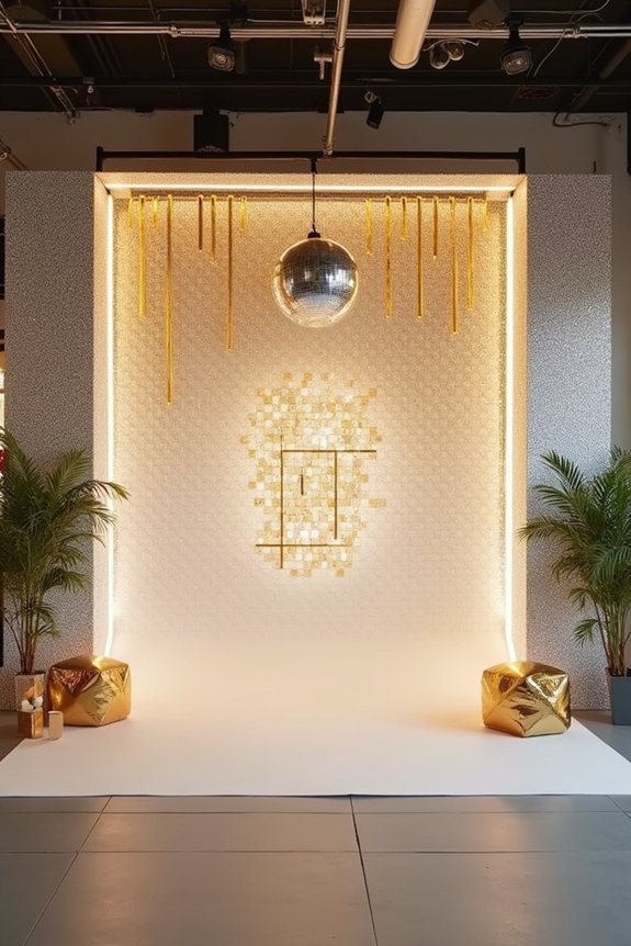 disco themed wall transformations
