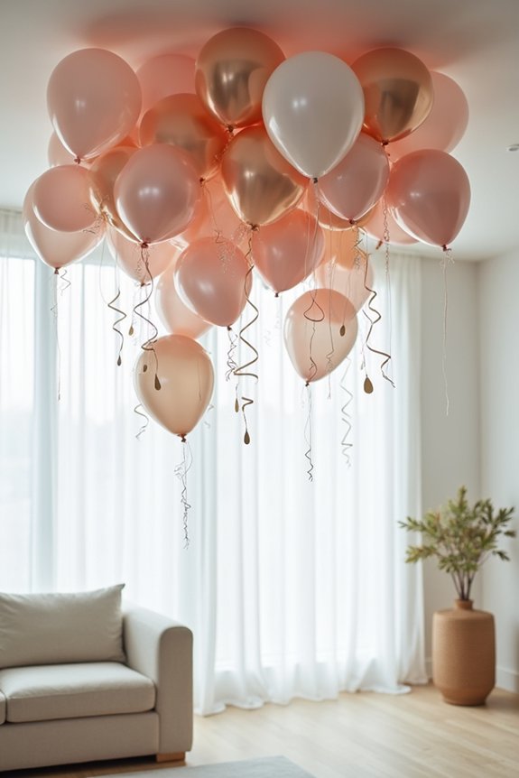 diy farewell balloon installation