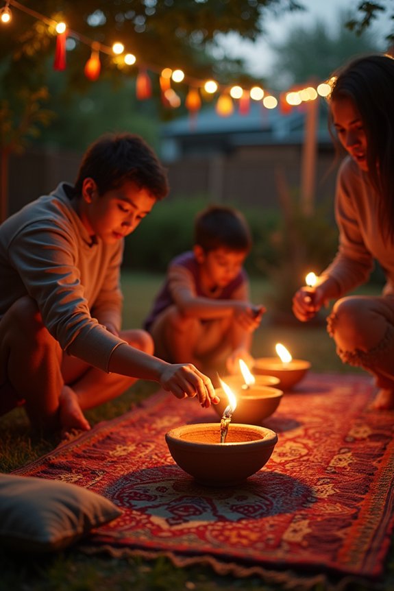 diya lighting race excitement