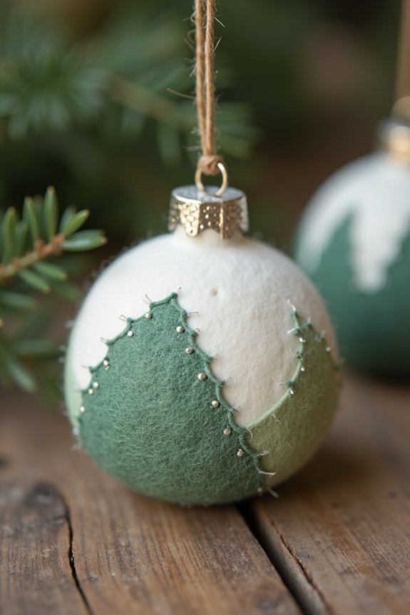 easy felt christmas ornaments