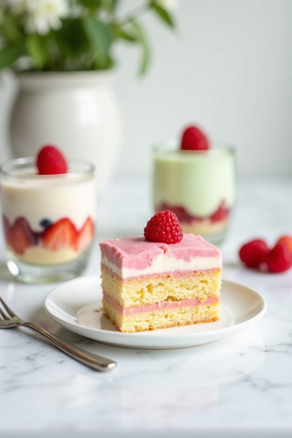 effortless individual dessert servings