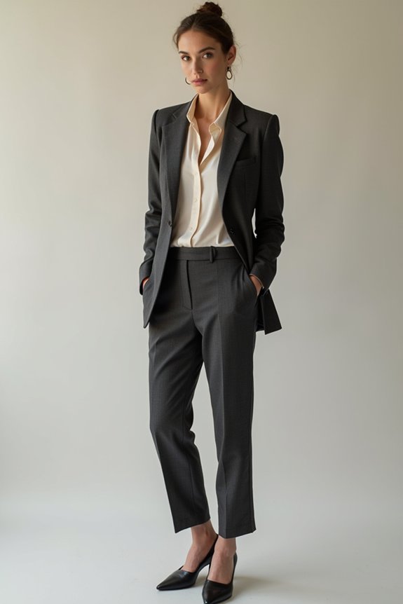 effortlessly sophisticated pantsuit style