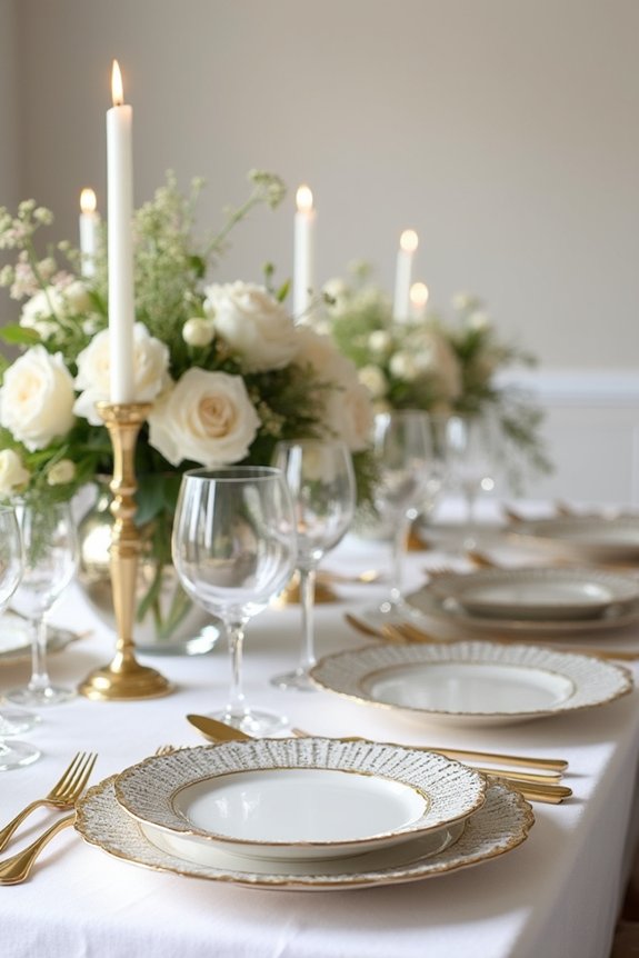 elegant 50th birthday celebration decor