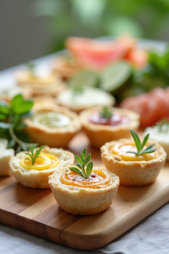 elegant baby shower bites