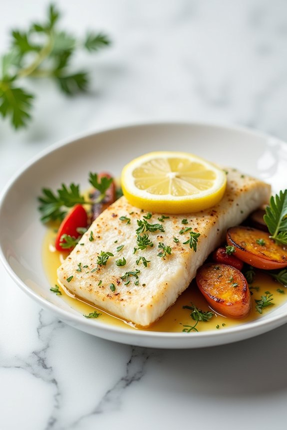 elegant baked fish dish