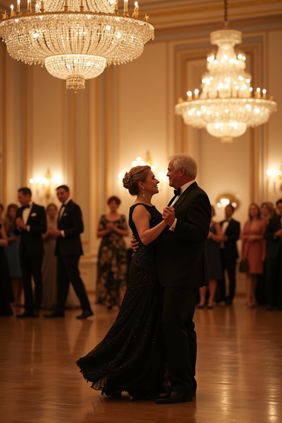 elegant black tie celebration