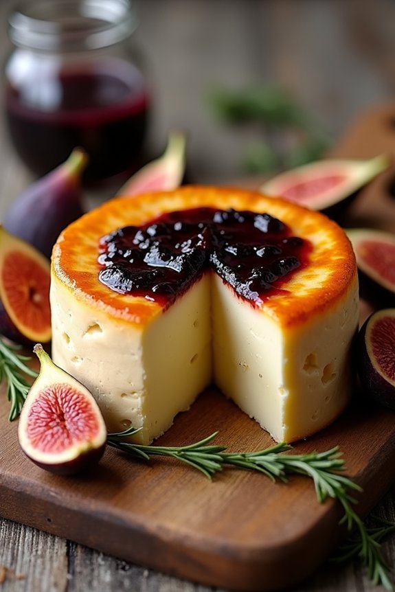 elegant brie fig crostini