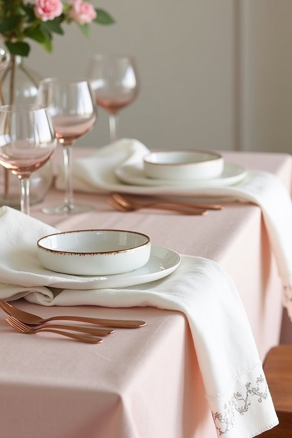 elegant brunch table settings
