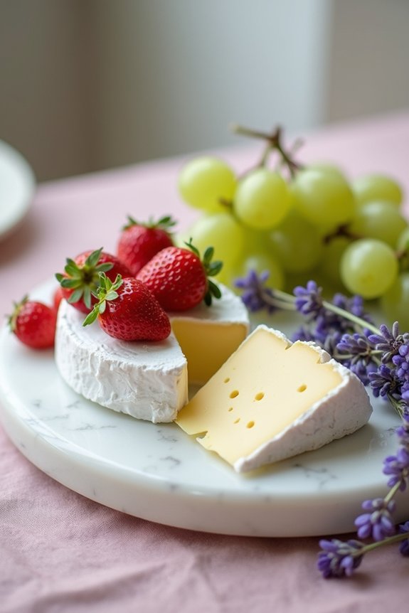 elegant cheese and fruit pairings