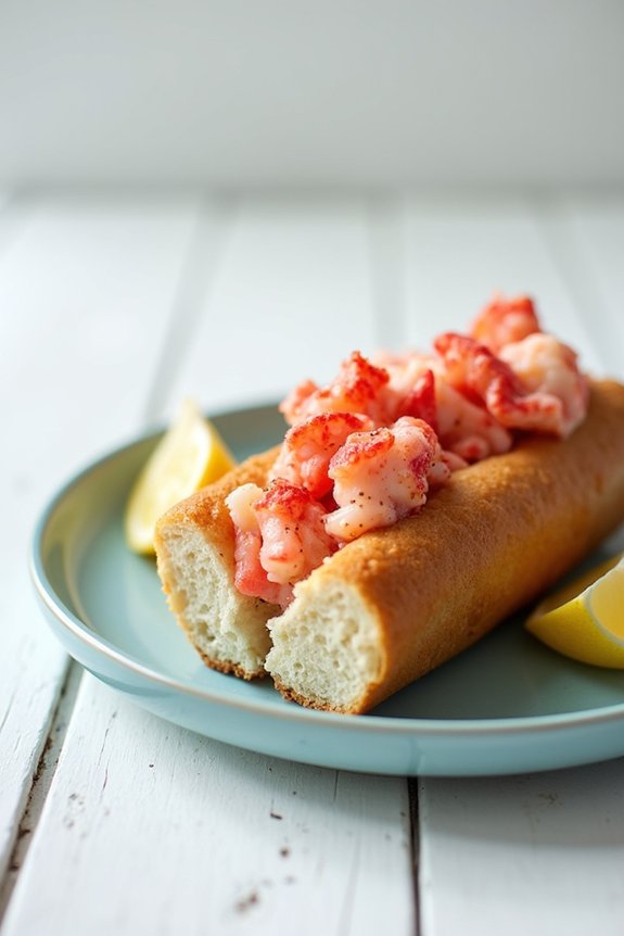 elegant chilled lobster rolls