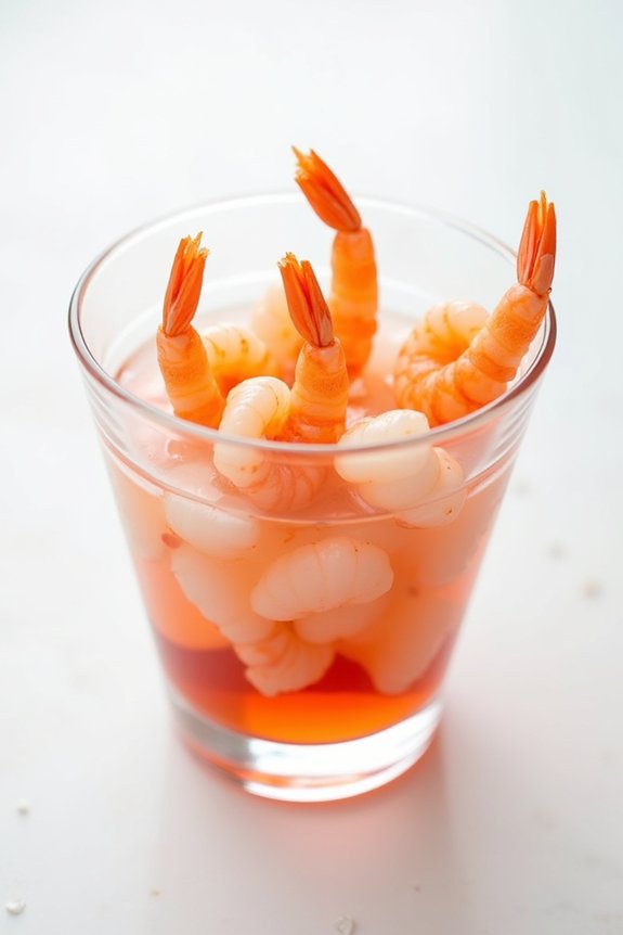 elegant chilled shrimp appetizer