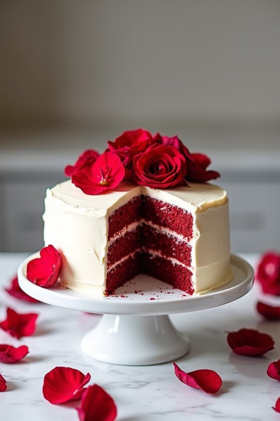 elegant cocoa infused cake