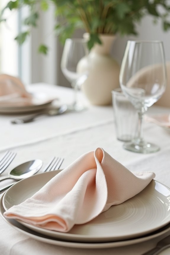 elegant color and linens