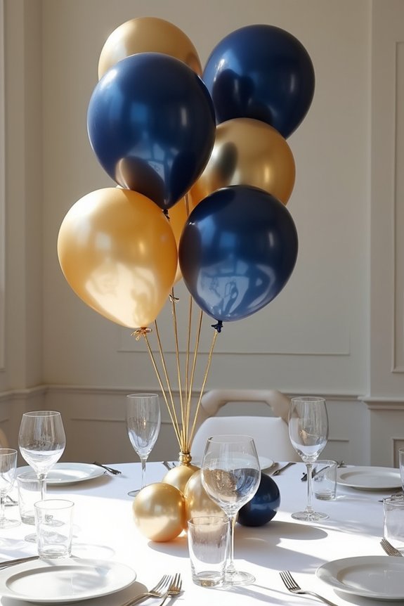 elegant corporate balloon arrangements