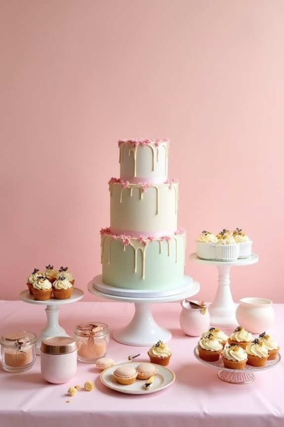 elegant dessert display ideas