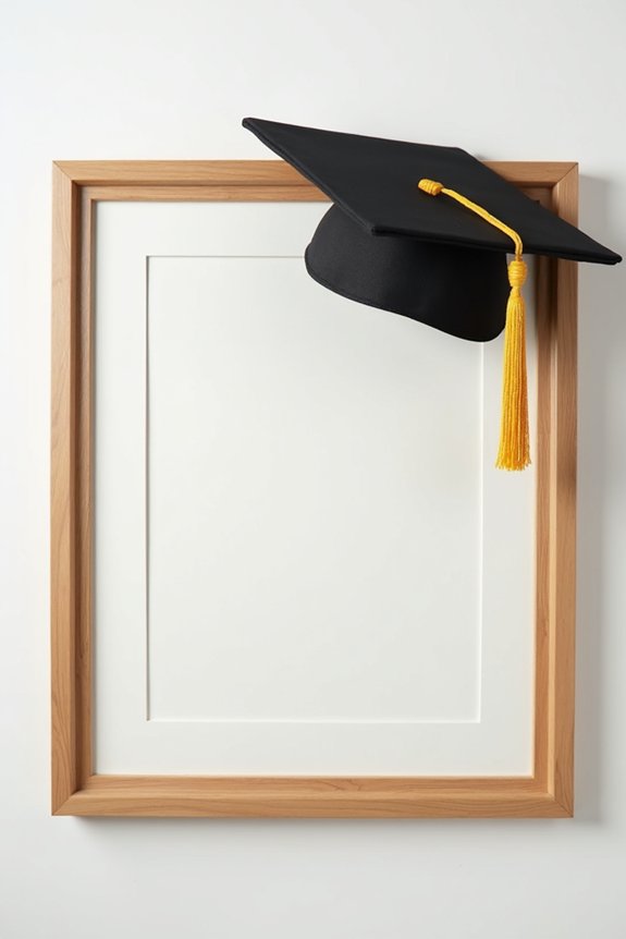 elegant diploma display ideas