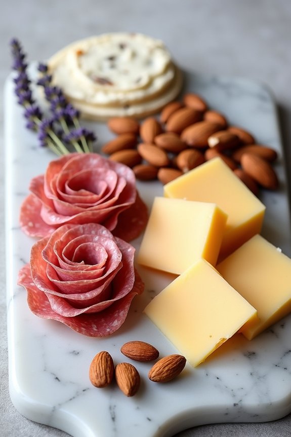 elegant edible table centerpiece