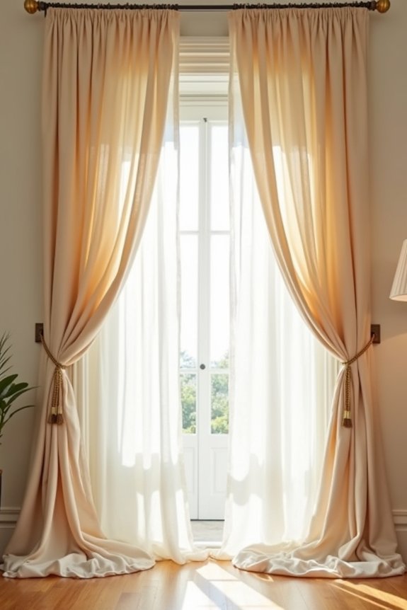 elegant fabric backdrop options