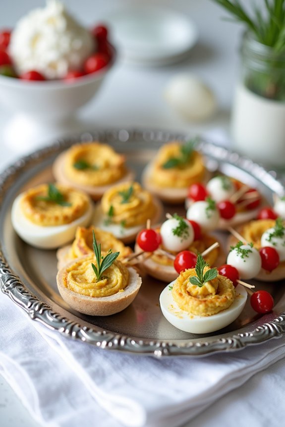 elegant finger foods selection
