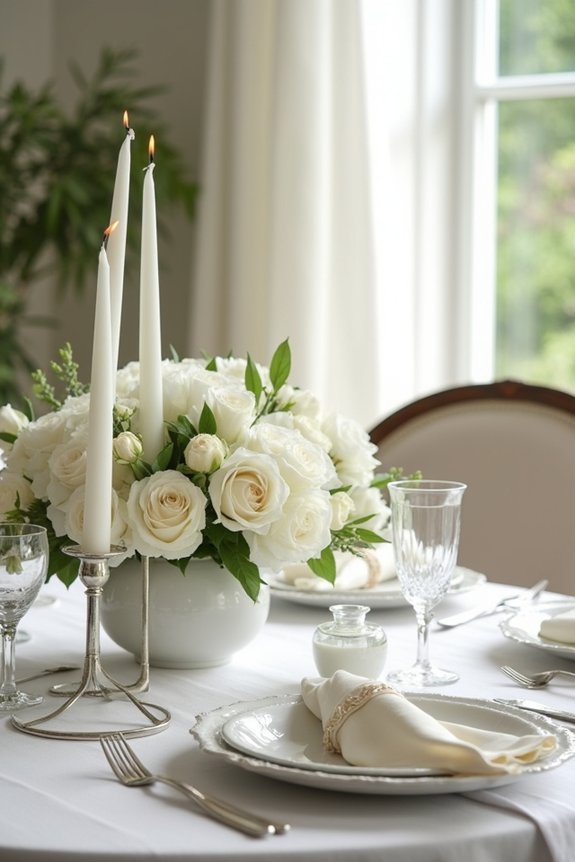 elegant first communion decor