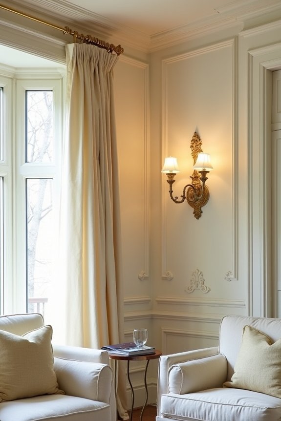 elegant french inspired wall sconces