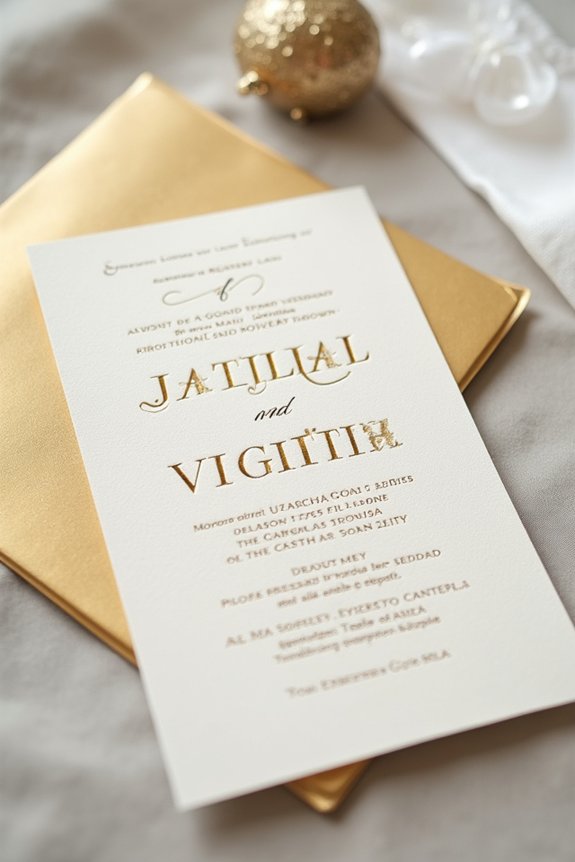 elegant gold accents featured