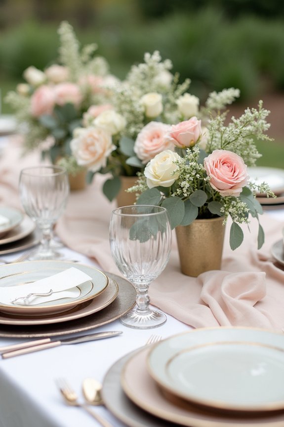 elegant greenery with accents