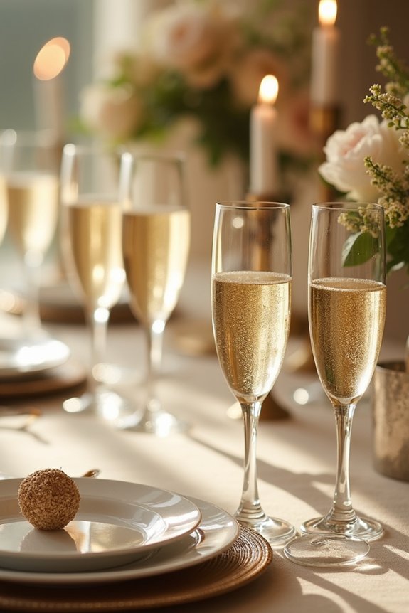 elegant homecoming champagne soir e