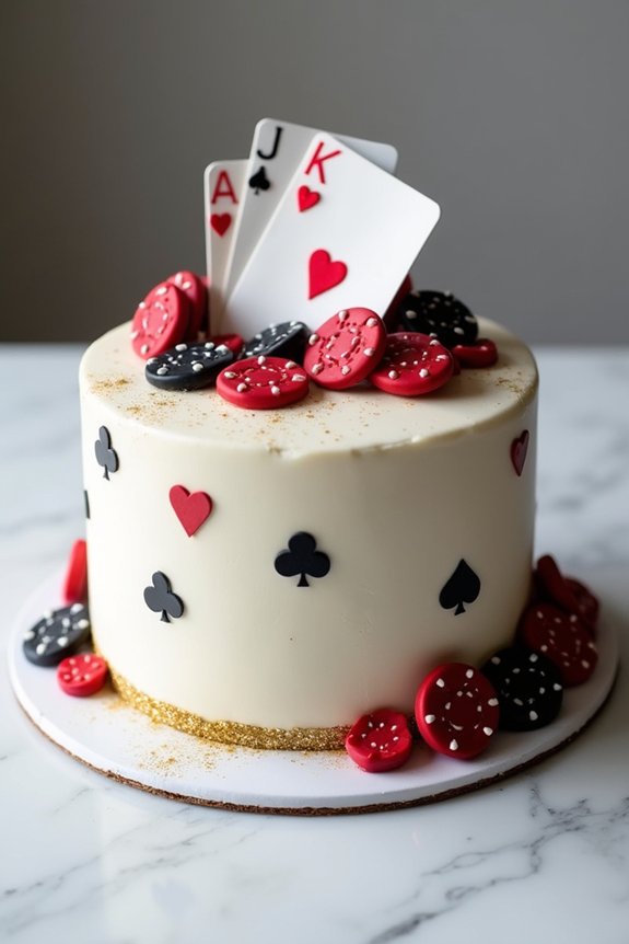 elegant individual casino desserts