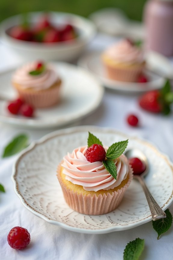 elegant individual desserts simplicity