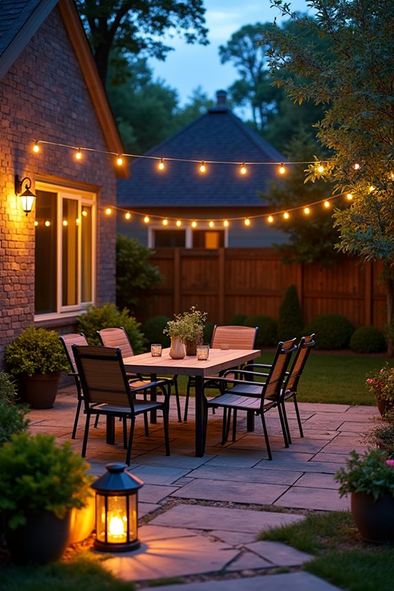 elegant lighting enhances decor