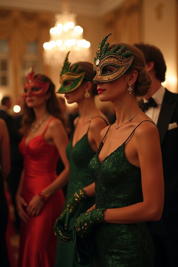 elegant mardi gras masquerade