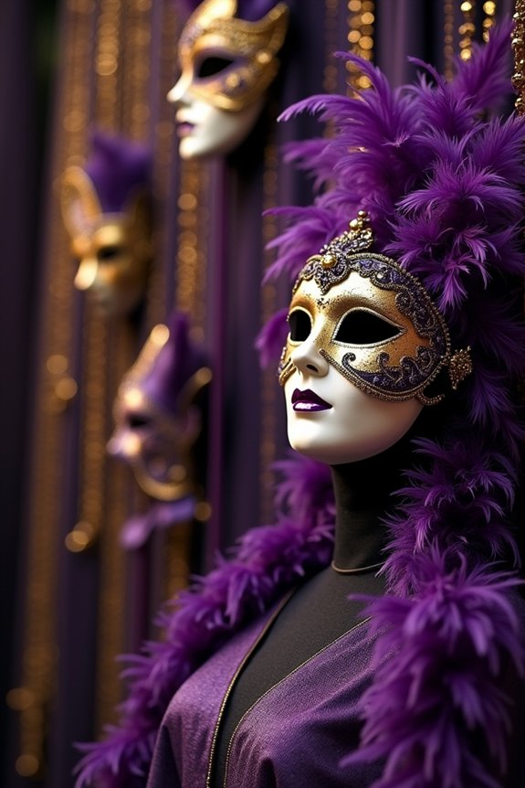 elegant masquerade ball decor