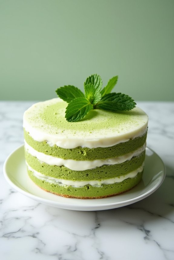 elegant matcha chocolate indulgence