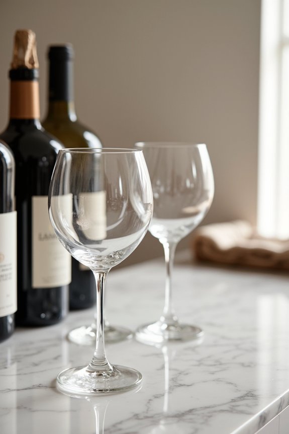 elegant minimalist wine bar