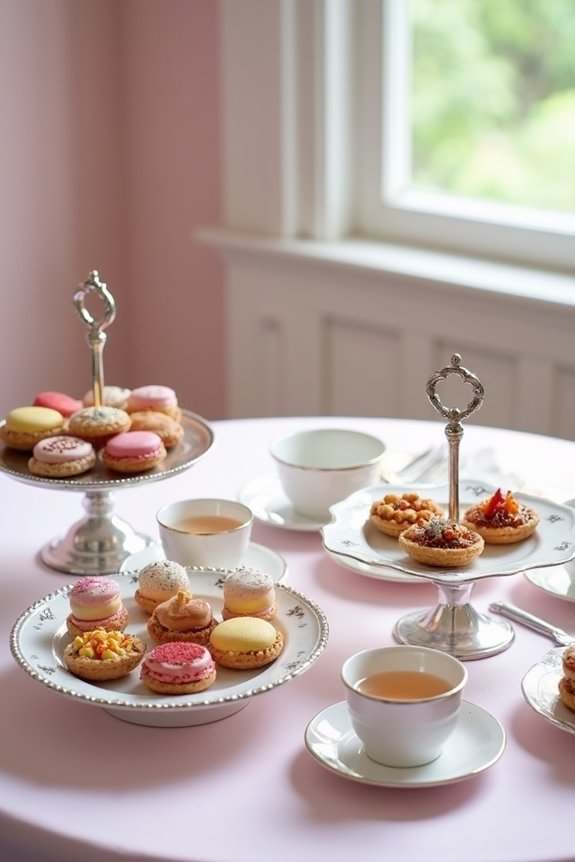 elegant pastries and desserts