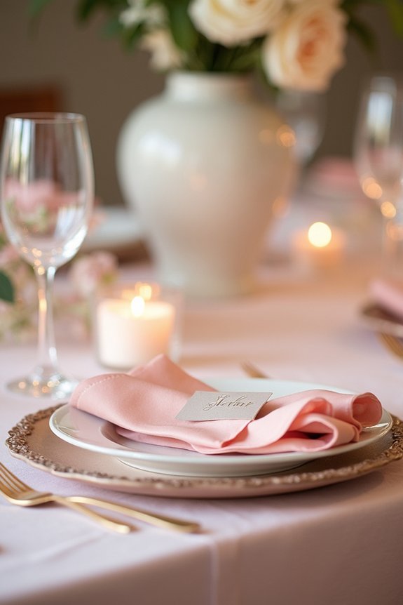 elegant place settings details