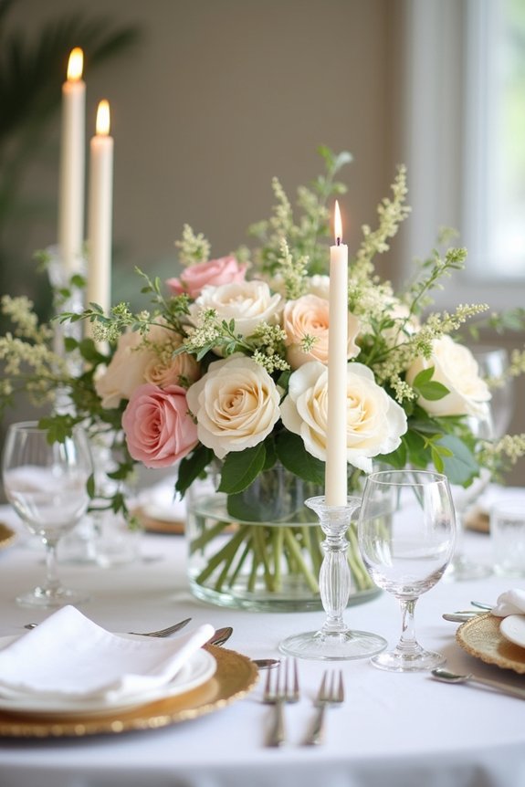 elegant shower centerpiece styles