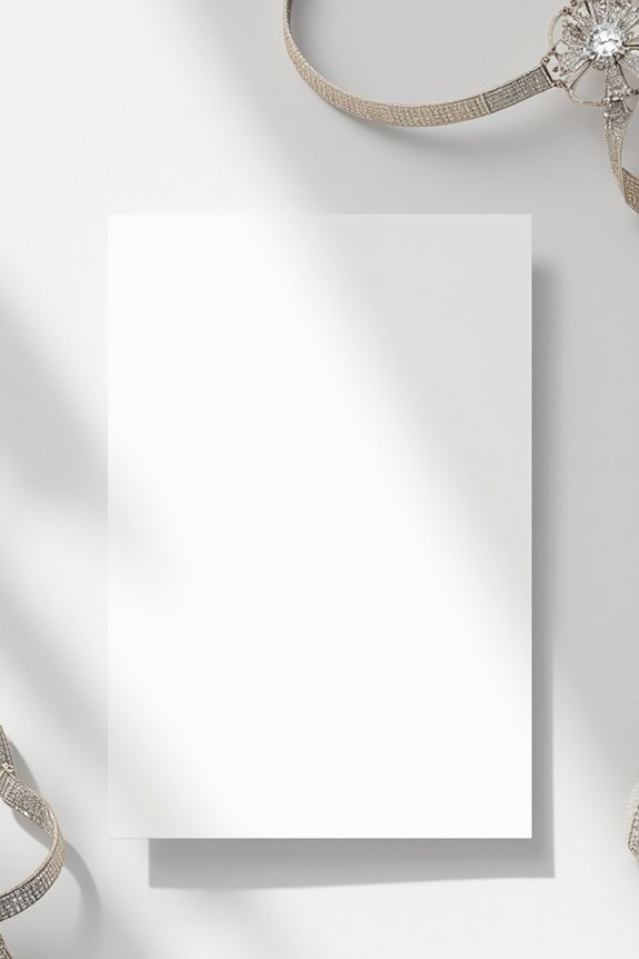 elegant silver party invitations