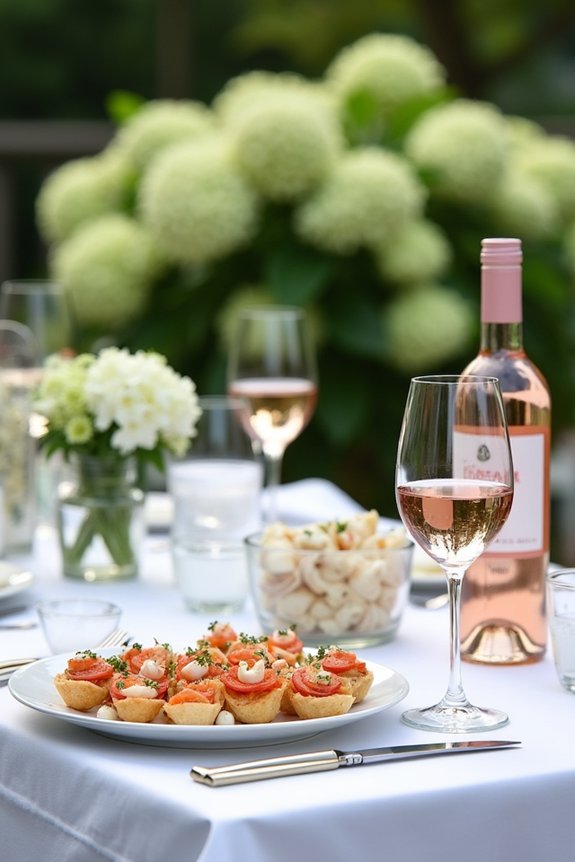 elegant summer gathering appetizers