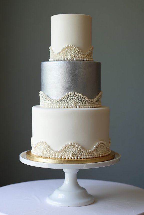 elegant vintage cake design