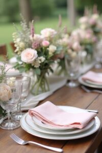 elegant wedding shower setup