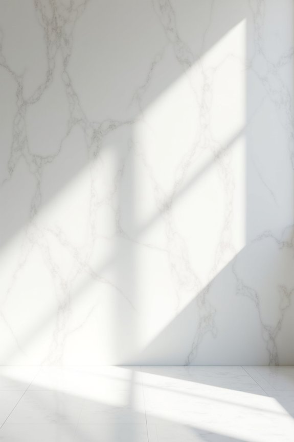 elegant white marble backdrop