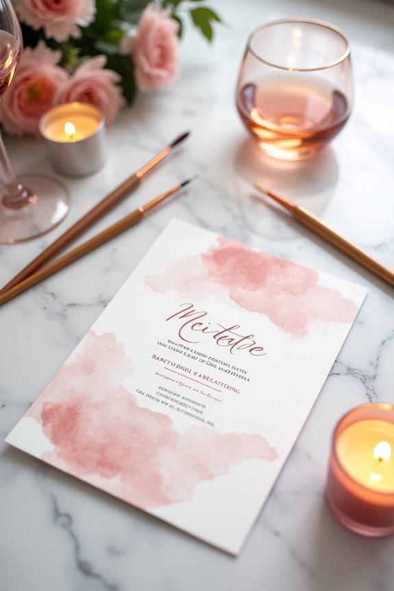 elegant wine and paint