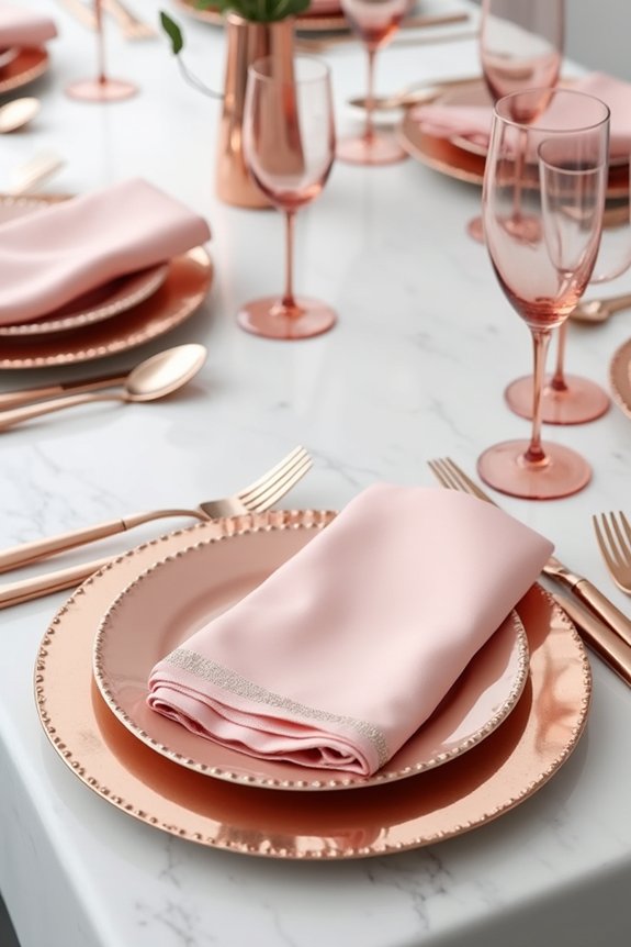 elevate with metallic accents