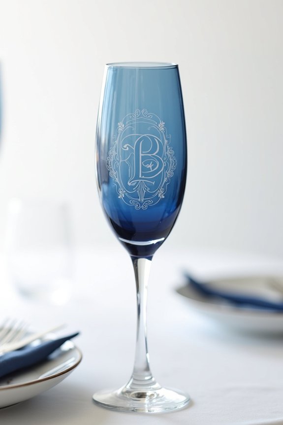 engraved glassware as keepsakes